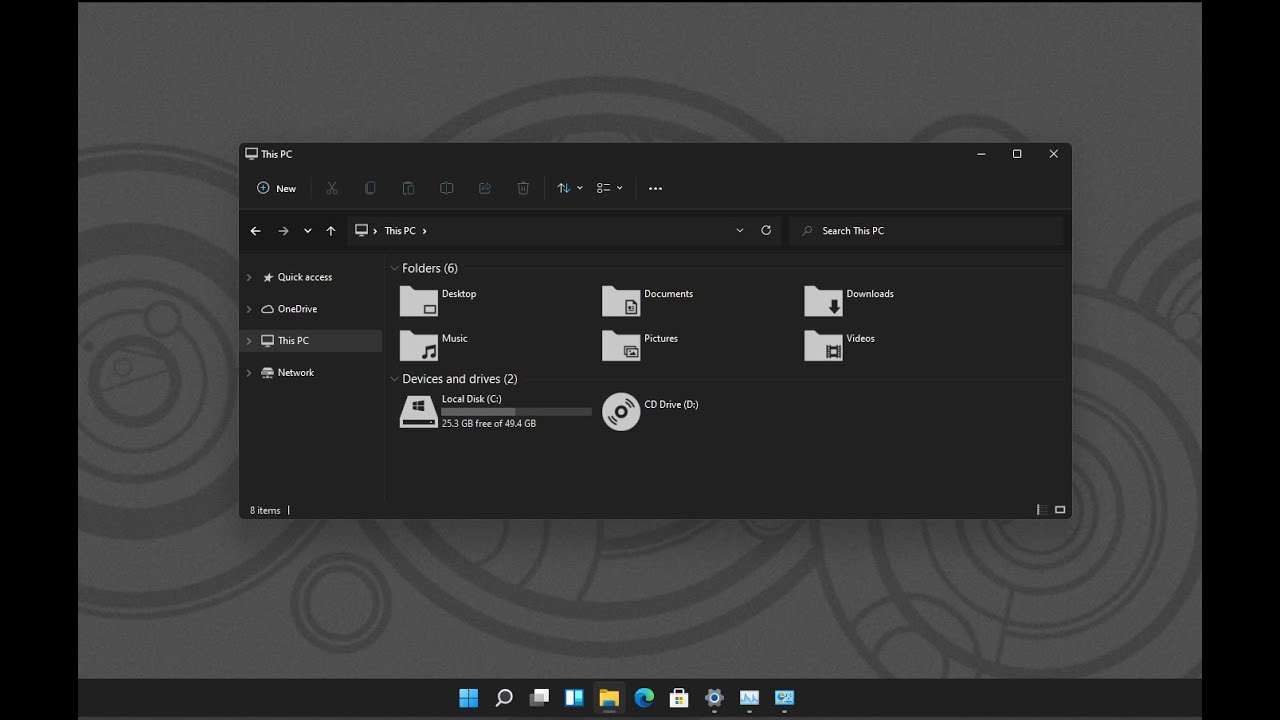 Full Dark Theme For Windows 11 Youtube