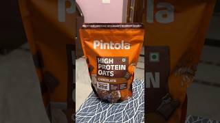 Pintola High Protein Oats 🥰 Video | Healthy Meal | #shorts #reels #food #gym #edit #songs