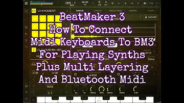 BEATMAKER 3 - How To Connect A Midi Keyboard To Play Keys & Synths - In Depth Tutorial