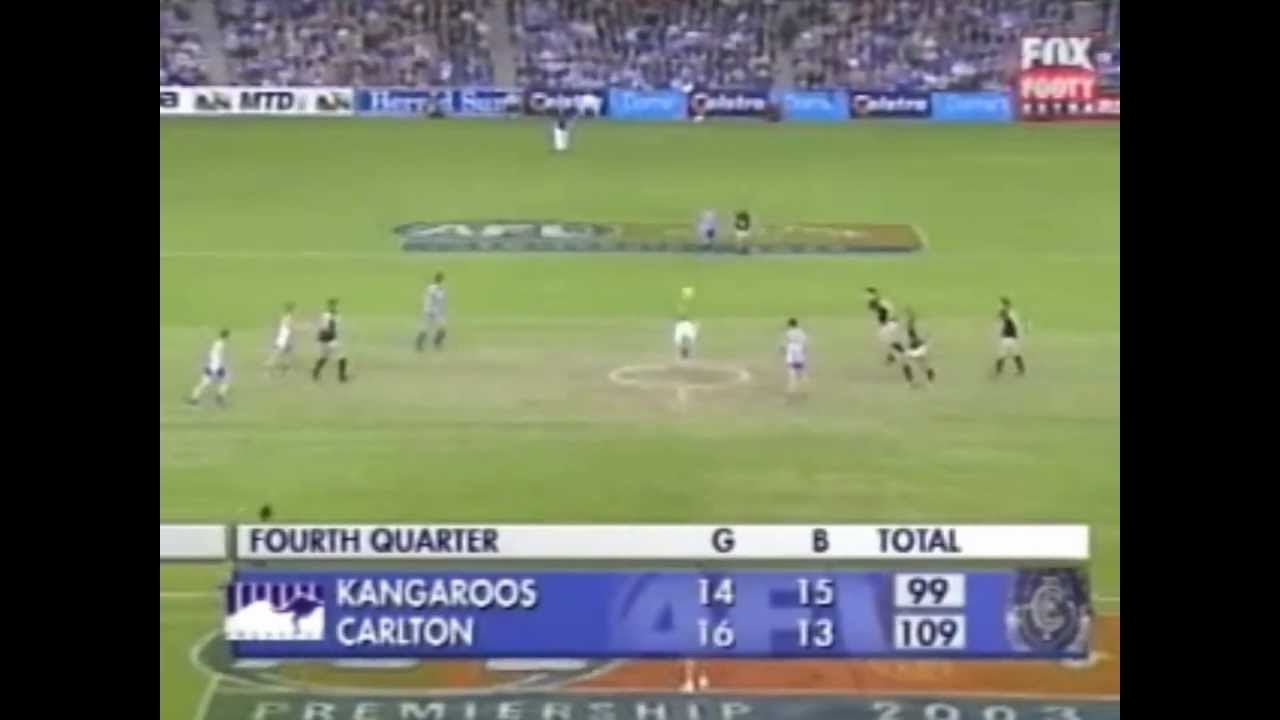 AFL 2003 Round 5 Carlton Vs North Melbourne - YouTube