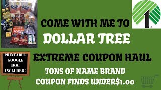 Dollar Tree 🌳 Extreme Coupon Haul~Come with me~In Store~Name Brand Items for Under $1.00~Free Cheap screenshot 4