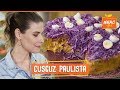 Cuscuz paulista com salada de repolho e ovos de codorna | Rita Lobo | Cozinha Prática