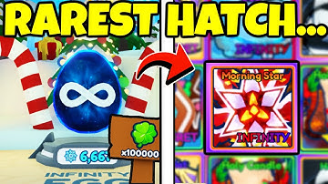I Hatched my RAREST SECRET PET EVER in Bubble Gum Simulator INFINITY Update...