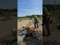 Our curb machine is in action today in Neepawa, pouring clean lines and making quick work.