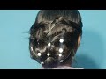 messy bun for long hair for long hair | simple bun style