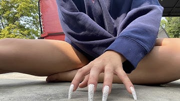 ASMR: Concrete scratching & tapping only! Invisible triggers - Scurrying - No talking