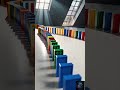 ODDLY SATISFYING! GIANT LEGO Domino Chain Reaction! 🧱