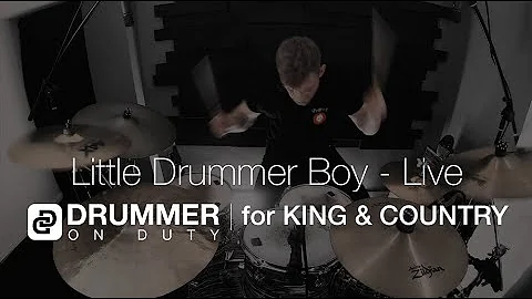 Drummer On Duty | for KING AND COUNTRY - Little Drummer Boy (live) | Drum Cover