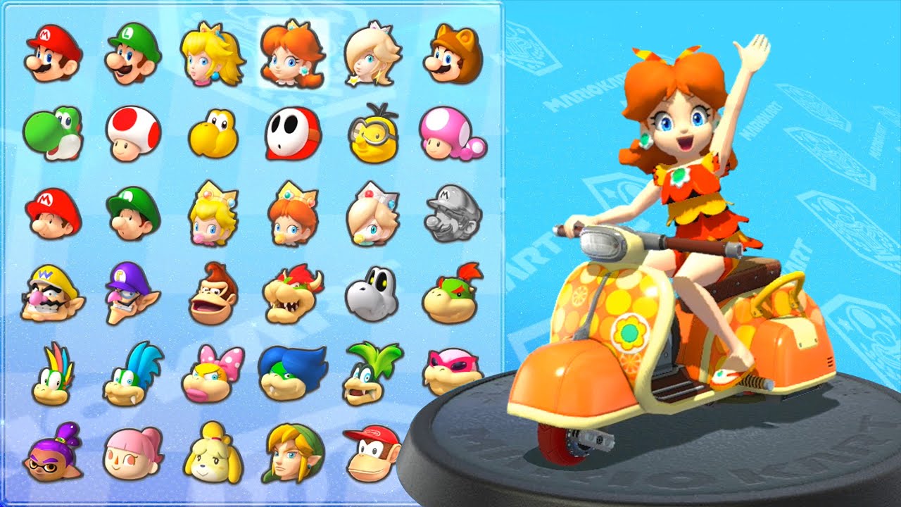 マリオカート8デラックス】水着デイジーが奇跡の優勝！まさかのボムで