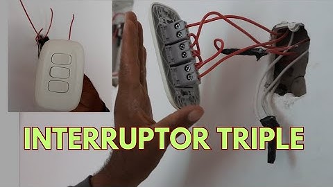 Como INSTALAR un Interruptor Triple.