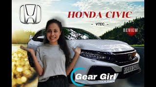 Honda Civic Tech Pack Fully Loaded 10 Generation FK 6  Sinhala Review VTEC Turbo 1.0L  Sports Car