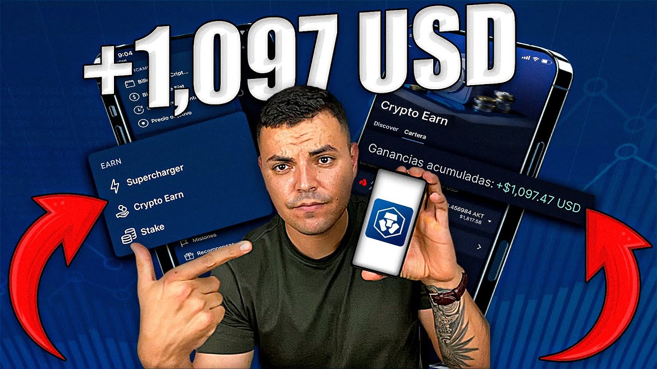 ¿Cómo Ganar Dinero en Crypto.com App?: Earn vs Staking vs Supercharger