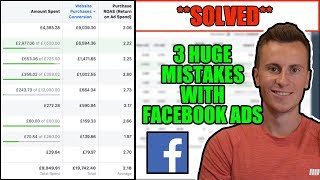 AVOID These 3 COSTLY Facebook Ad Mistakes | Facebook Ads for Shopify