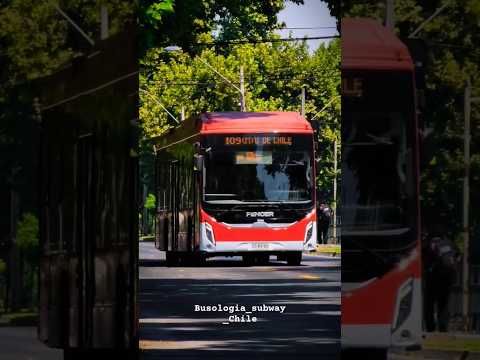 Fencer Bus Eléctrico Sistema Red Transantiago Busologiachilena Buses