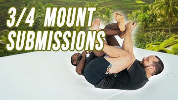 No Gi Submissions from 3/4 Mount: Rolling Calf Slicer