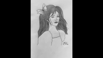Girl face art #shortvideo #art #drawing #foryou #viralvideo #shortfeed