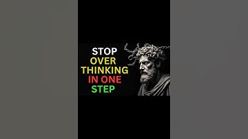 The Stoic Method to Overcome Overthinking Instantly | Stoicism Philosophy #stoic #overthinking