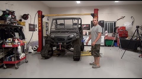 Installing Polaris Tracks on the Ranger, PowerModz!