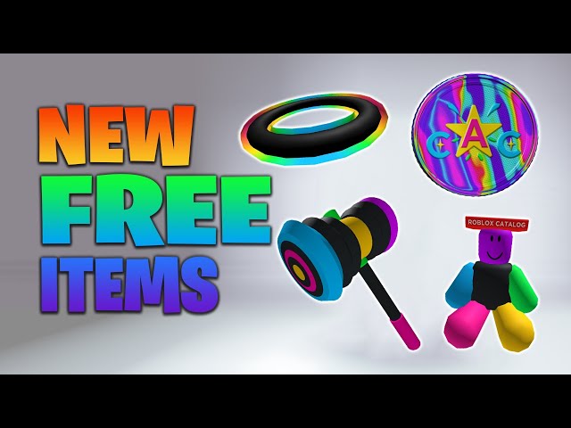UPDATED* HOW TO GET FREE CATALOG AVATAR CREATOR ITEMS IN ROBLOX! 🥳 😎 