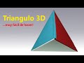 Como hacer Triángulo en 3D Origami - Fácil de hacer