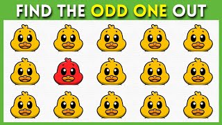 FIND THE ODD EMOJI OUT in these Odd Emoji Puzzles! | Odd One Out Puzzle | Find The Odd Emoji Quizzes