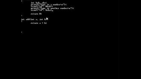 C and Cygwin Tutorial 4: Functions/Subroutines