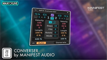 Converser - MaxforLive MIDI Tool for Ableton Live 12 by Manifest Audio