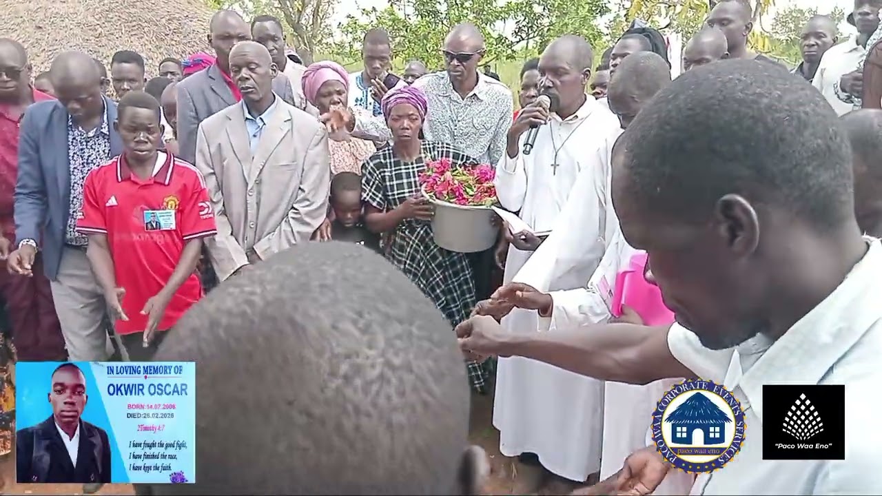 The Late Oscar Okwir, son to Atei Tobby is laid to rest in Adwari Sub-county, Otuke.
