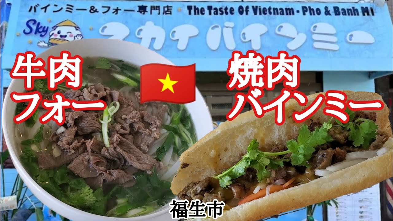 🇻🇳ベトナムソウルフードがウマすぎる【スカイバインミー】福生