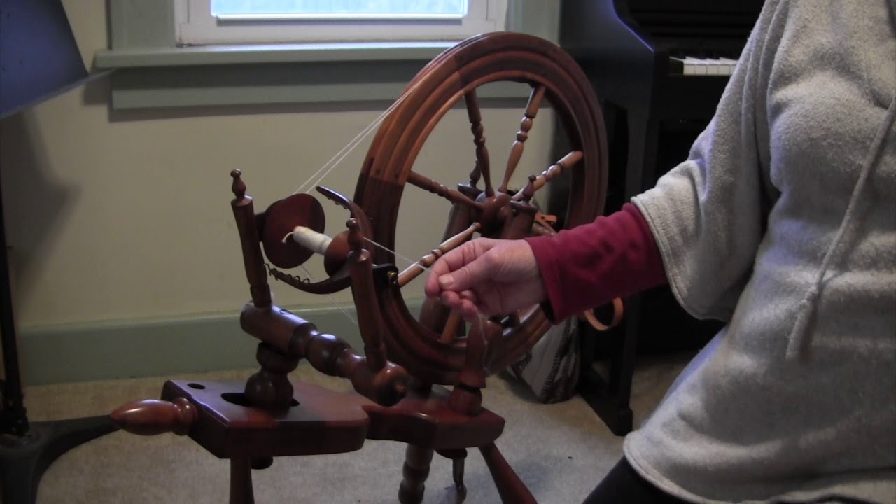 Using a Reeves Saxony Wheel as a Left handed Spinner YouTube