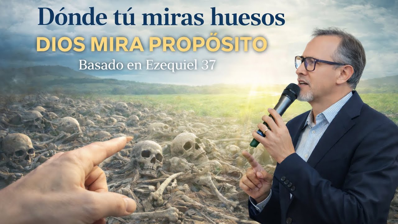 DONDE TU MIRAS HUESOS DIOS MIRA UN EJERCITO 