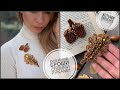 Осенние броши своими руками | как сделать брошь лист из бисера и бусин | beads brooch tutorial