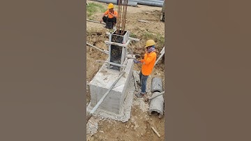 Technical reinforced column formwork to cast concrete