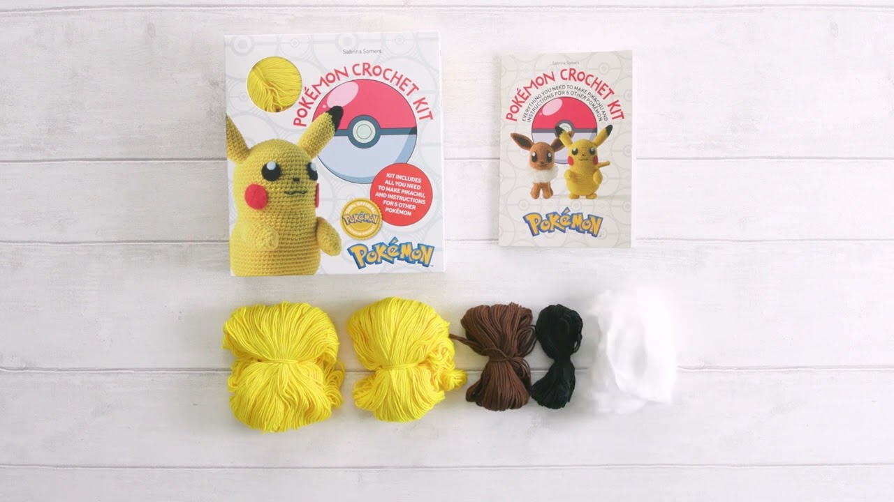 pokemon crochet kit pikachu step by step｜TikTok Search