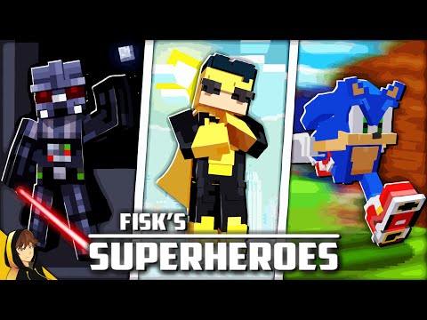 STAR WARS, INVINCIBLE & SONIC?!? | Minecraft [Fisk's SuperHero Mod]