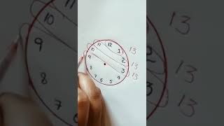 why adding number in a clock. answer is always 13??
