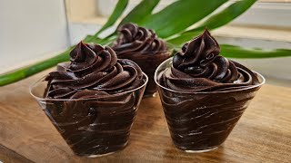 Everyone wants this chocolate mousse recipe!!! More delicious than cream
