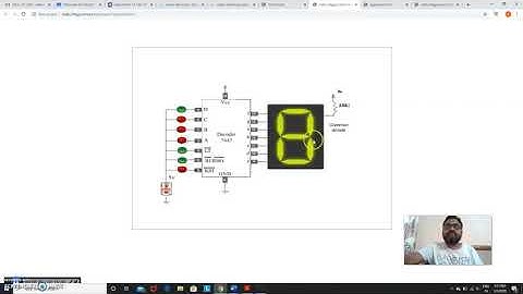Experiment 11 BCD to seven segment decoder IC7447 Virtual Lab