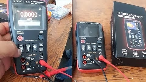ZOYI ZT-R01 Thermal Imager + Multimeter Combo Unboxing Aliexpress