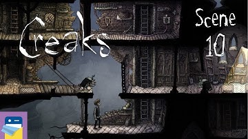 Creaks: Scene 10 Walkthrough + Painting & iOS Apple Arcade Gameplay (by Amanita Design)