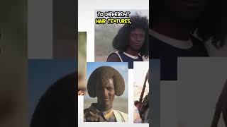 Why black people have different hair textures on their head #shorts #naturalhair #afrohair