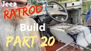 Jeep Rat Rod Build Step by Step Part 20 ~ Steering column, break and accelerator pedals
