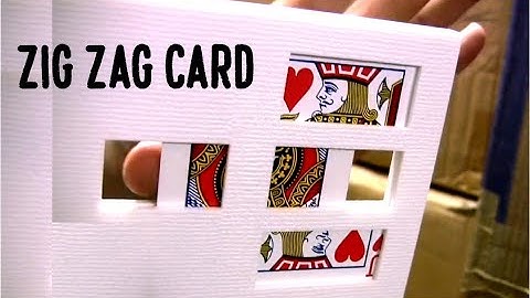Zig Zag Card Trick Bicycle DiFatta Magic