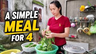 Living on a Low Income in Vietnam l A Simple Family Lunch