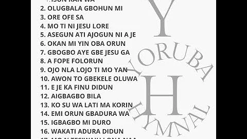 One Year Yoruba Hymn Anniversary
