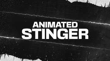 Animated Black & White OBS Stinger Transition Overlay for Twitch Streamers