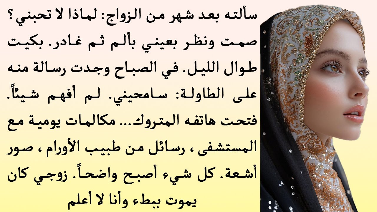 زوجي لم يلمسني لمدة ٣ أشهر... السبب محطم 💔😭