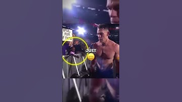 The Moment John Cena Almost Broke Character 😢