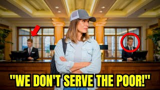 A Simple Woman Denied a Room in Her Billionaire Husband's Hotel, He Makes Them Regret It Instantly!