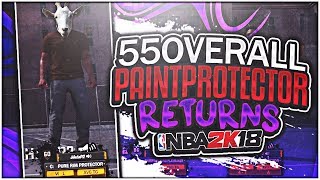 55 paint protector visits nba 2k18 mypark! the greatest brown shirt in 2k history! (must watch)
